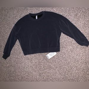 Lulu lemon softstreme perfectly oversized crop crew